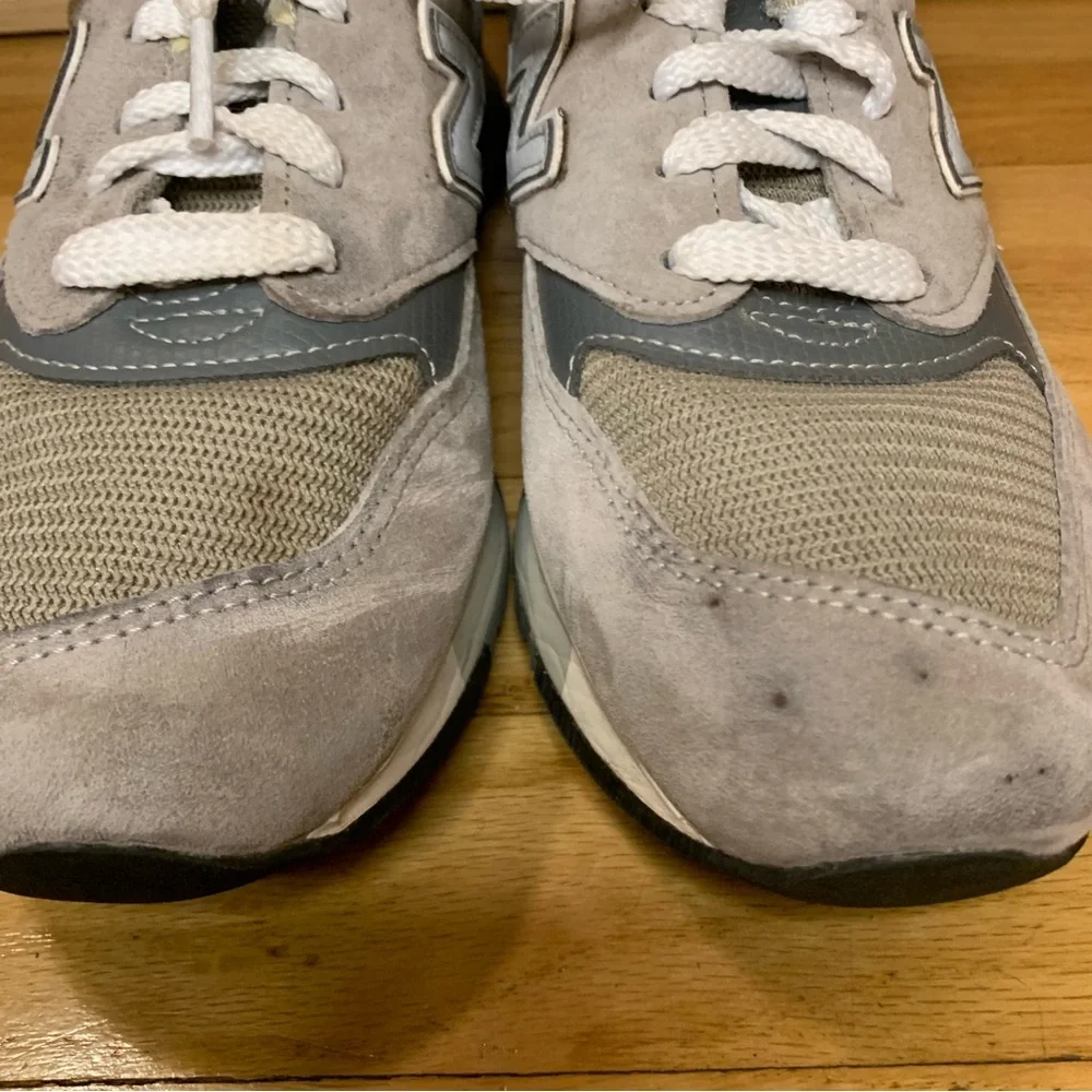 New Balance 998 Men's Grey Sneakers - Size 7